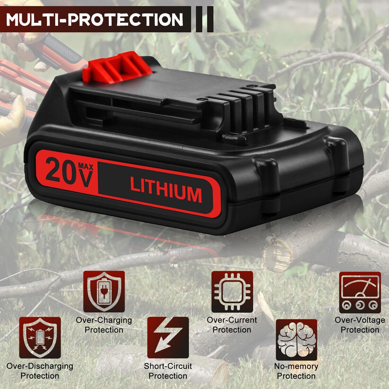 20V Battery for Black & Decker LSW20 LST220 LPHT120 LLP120 LBXR20 LBX20 20V Battery for Black & Decker LSW20 LST220 LPHT120 LLP120 LBXR20 LBX20